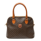 Handbag Vintage Dome Tote Brown Macadam Coated Canvas