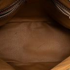 Handbag Vintage Dome Tote Brown Macadam Coated Canvas