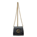 Shoulder Bag Medium Blondie Chain Wallet Black Calfskin Leather