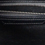 Handbag Micro Luggage Black Grained Calfskin Leather