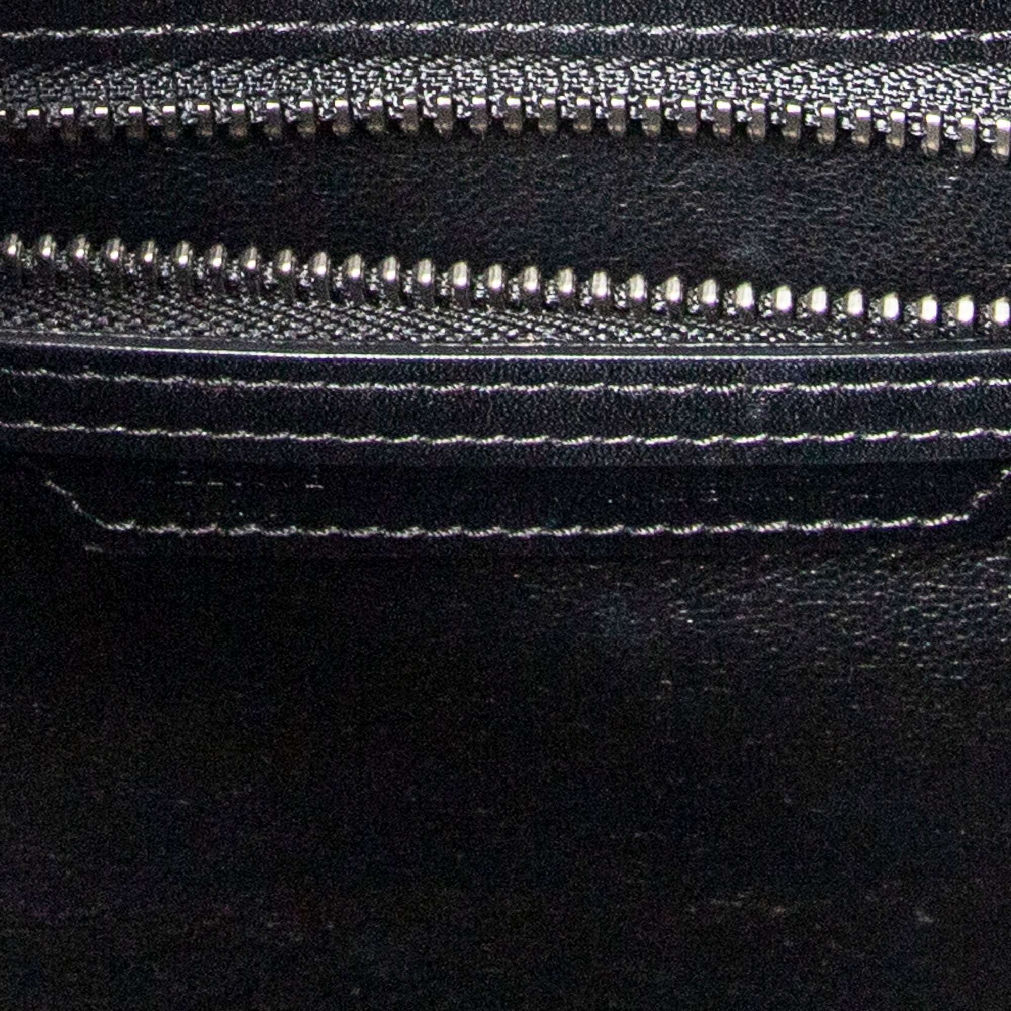 Handbag Micro Luggage Black Grained Calfskin Leather
