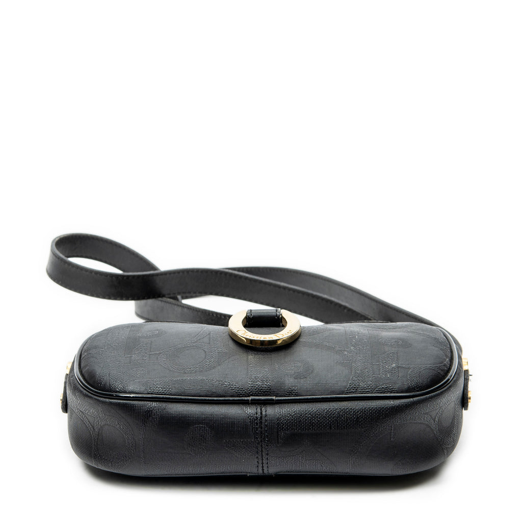 Shoulder Bag Vintage Camera Bag Navy Maxi Diorissimo Coated Canvas
