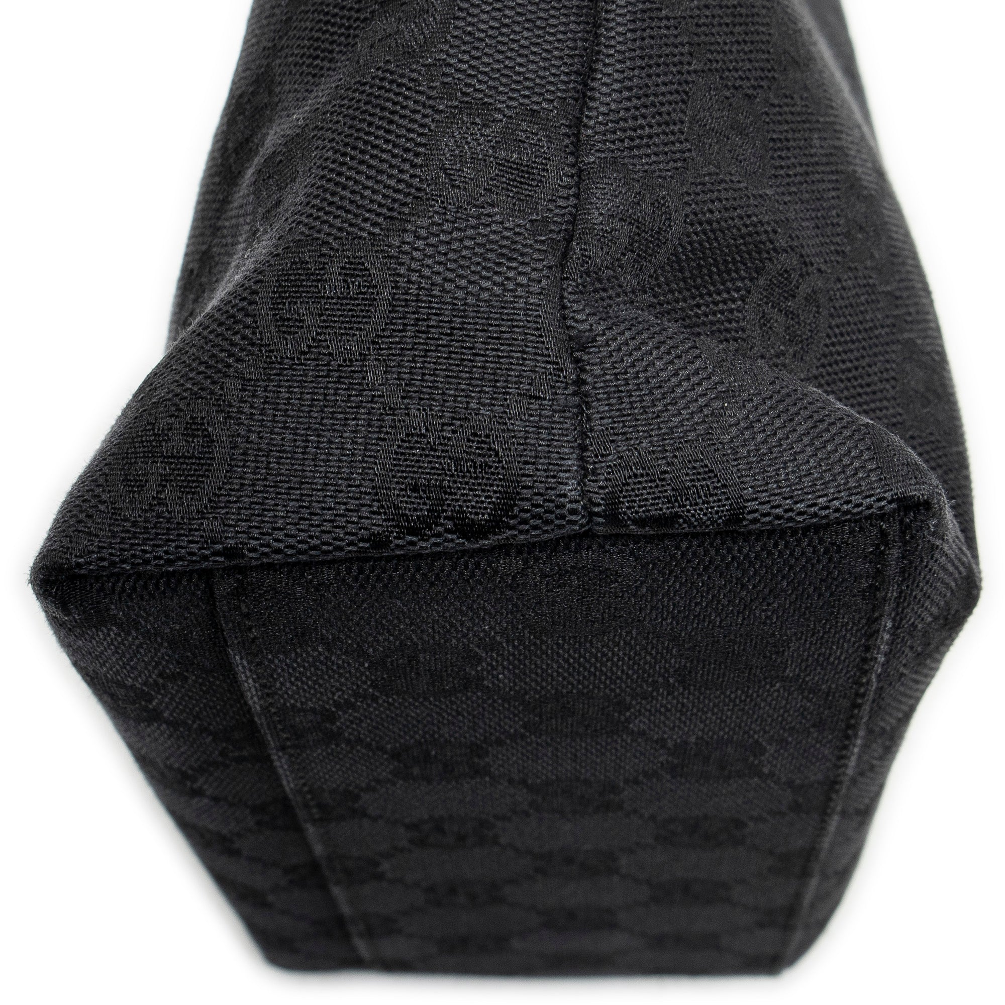Handbag Mini Front Pocket Tote Black Monogrammed Canvas