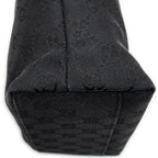 Handbag Mini Front Pocket Tote Black Monogrammed Canvas
