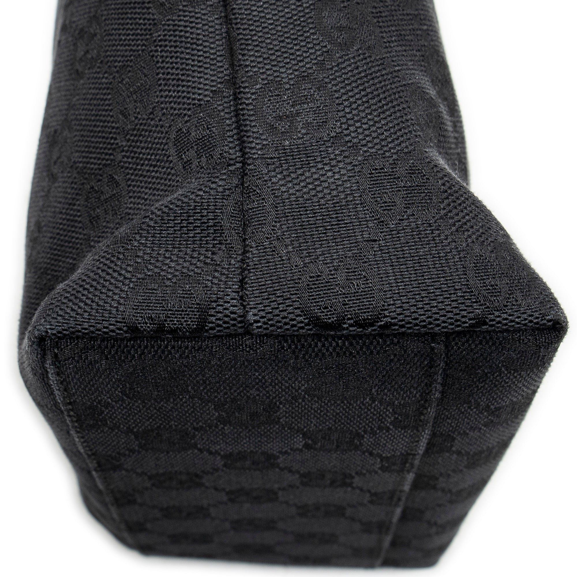 Handbag Mini Front Pocket Tote Black Monogrammed Canvas
