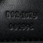 Handbag Mini Front Pocket Tote Black Monogrammed Canvas