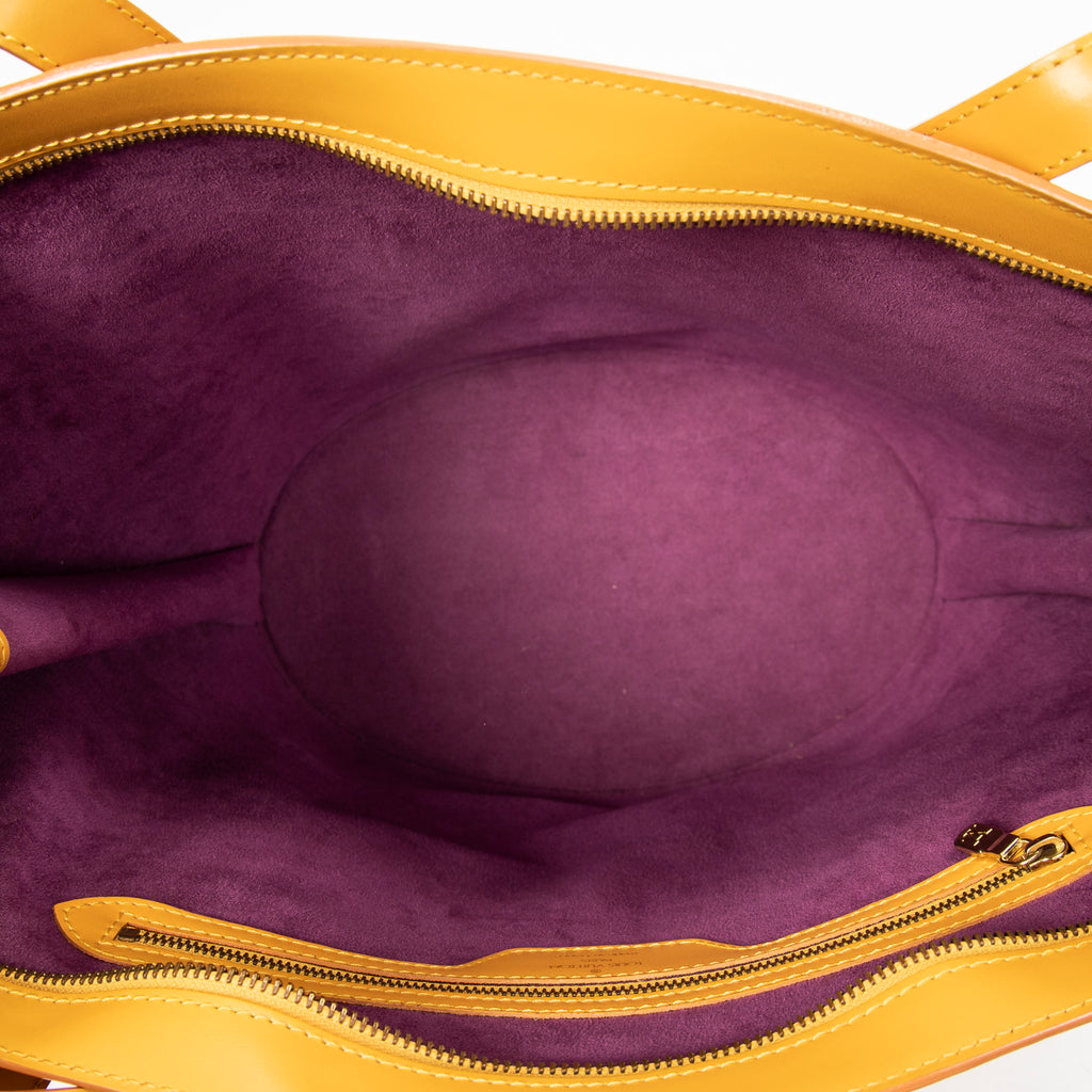 Shoulder Bag St-Jacques Shopping GM Yellow Epi