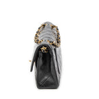 Shoulder Bag Classic Double Flap 23 Black Quilted Lambskin Leather