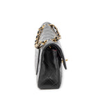 Shoulder Bag Classic Double Flap 23 Black Quilted Lambskin Leather