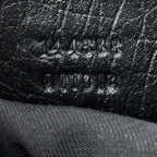 Sac bandoulière Web Jolicoeur en toile monogrammée noire