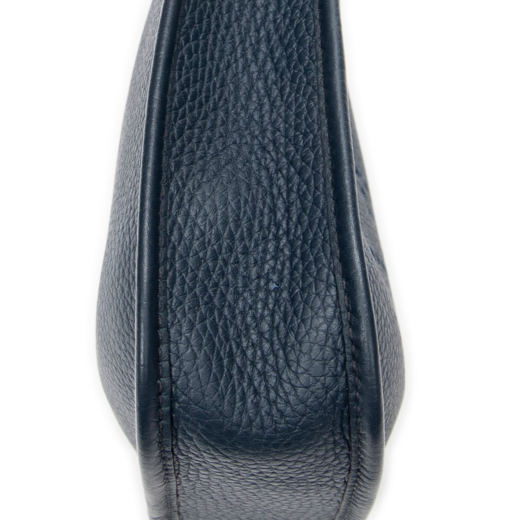 Shoulder Bag Evelyne TPM Blue Clemence Leather
