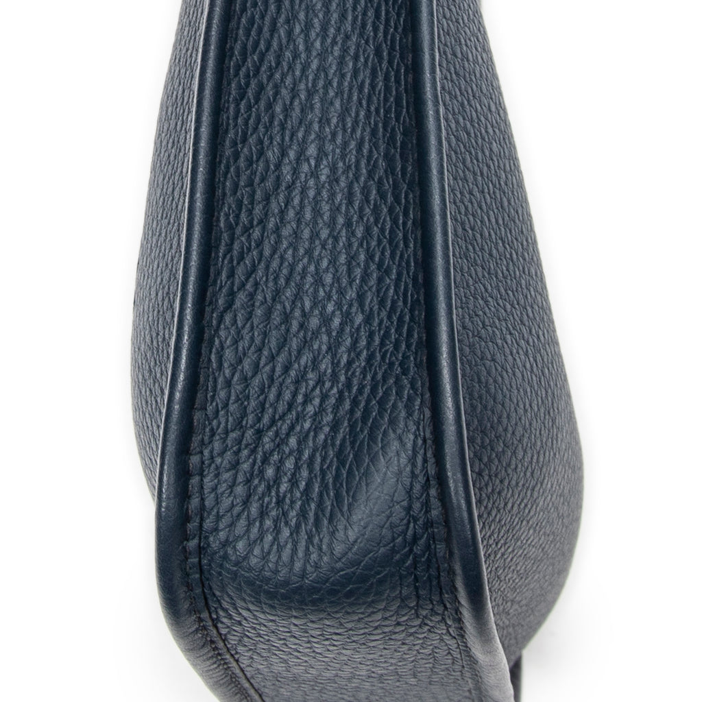 Shoulder Bag Evelyne TPM Blue Clemence Leather