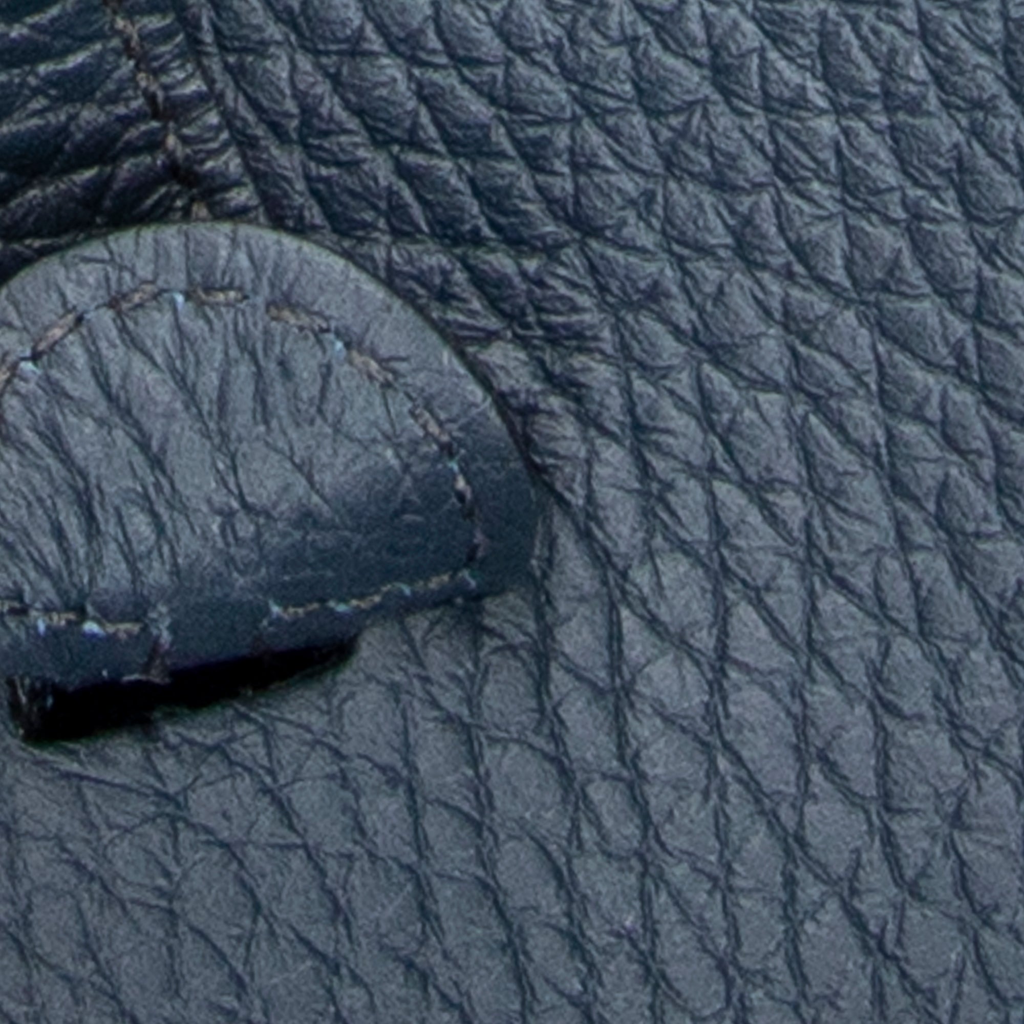 Shoulder Bag Evelyne TPM Blue Clemence Leather