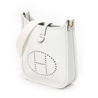 Shoulder Bag Evelyne TPM Ivory Clemence Leather