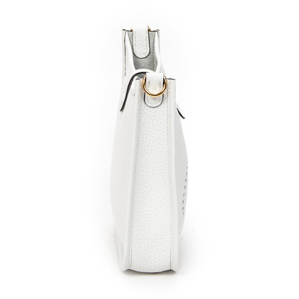 Shoulder Bag Evelyne TPM Ivory Clemence Leather