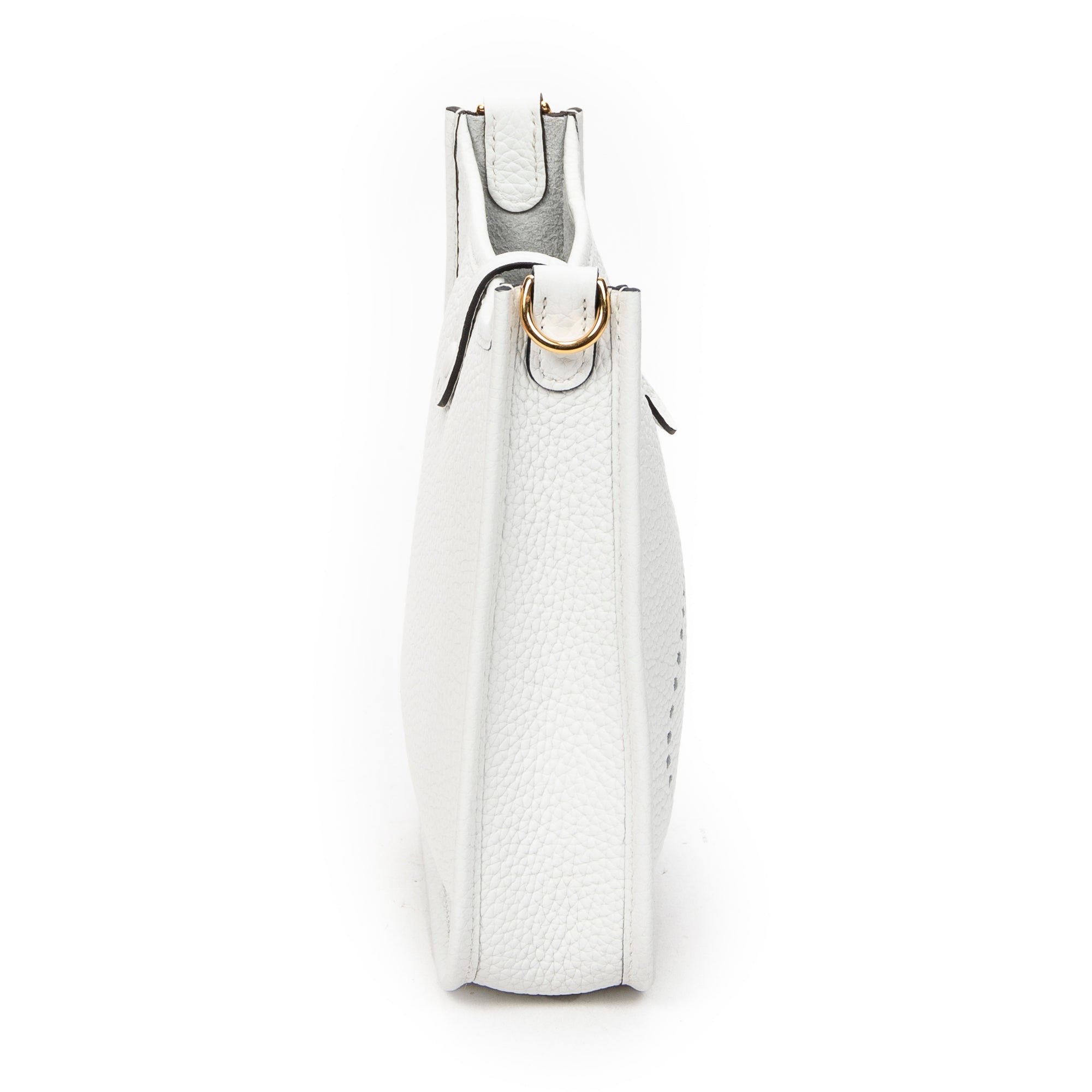 Shoulder Bag Evelyne TPM Ivory Clemence Leather