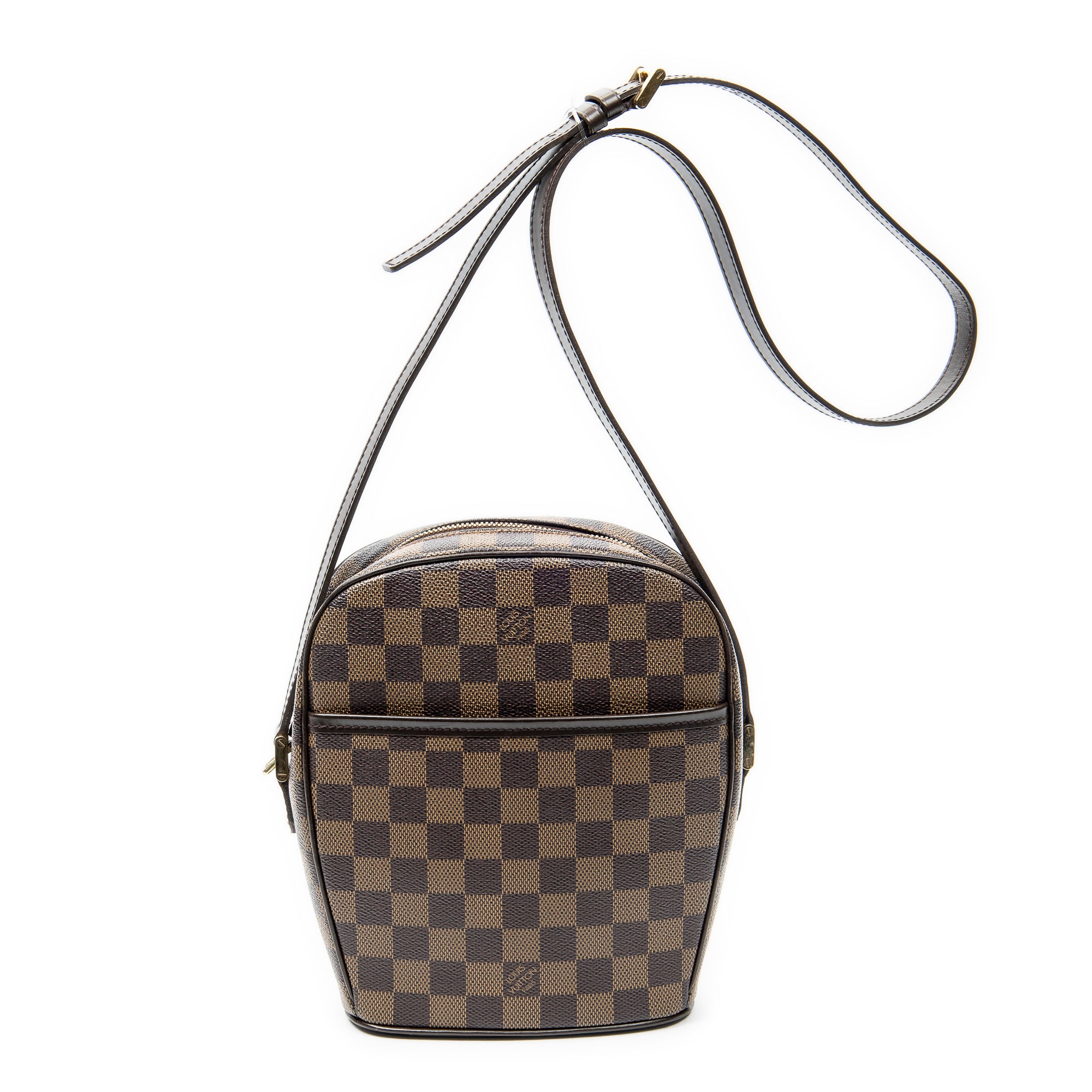 Shoulder Bag Ipanema PM Brown Damier Ebene