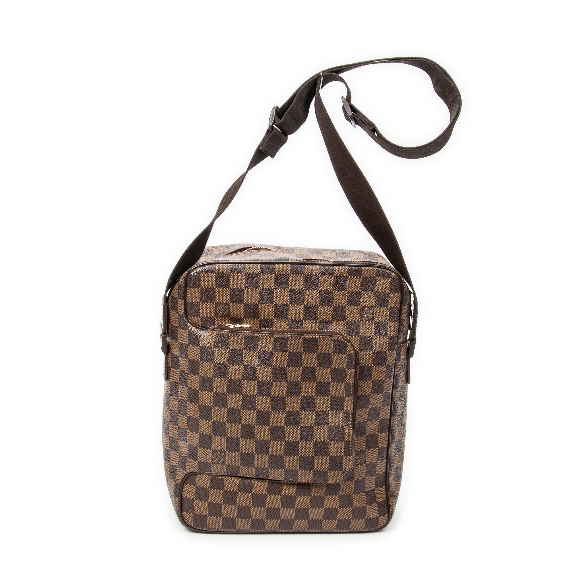 Shoulder Bag Olav MM Brown Damier Ebene