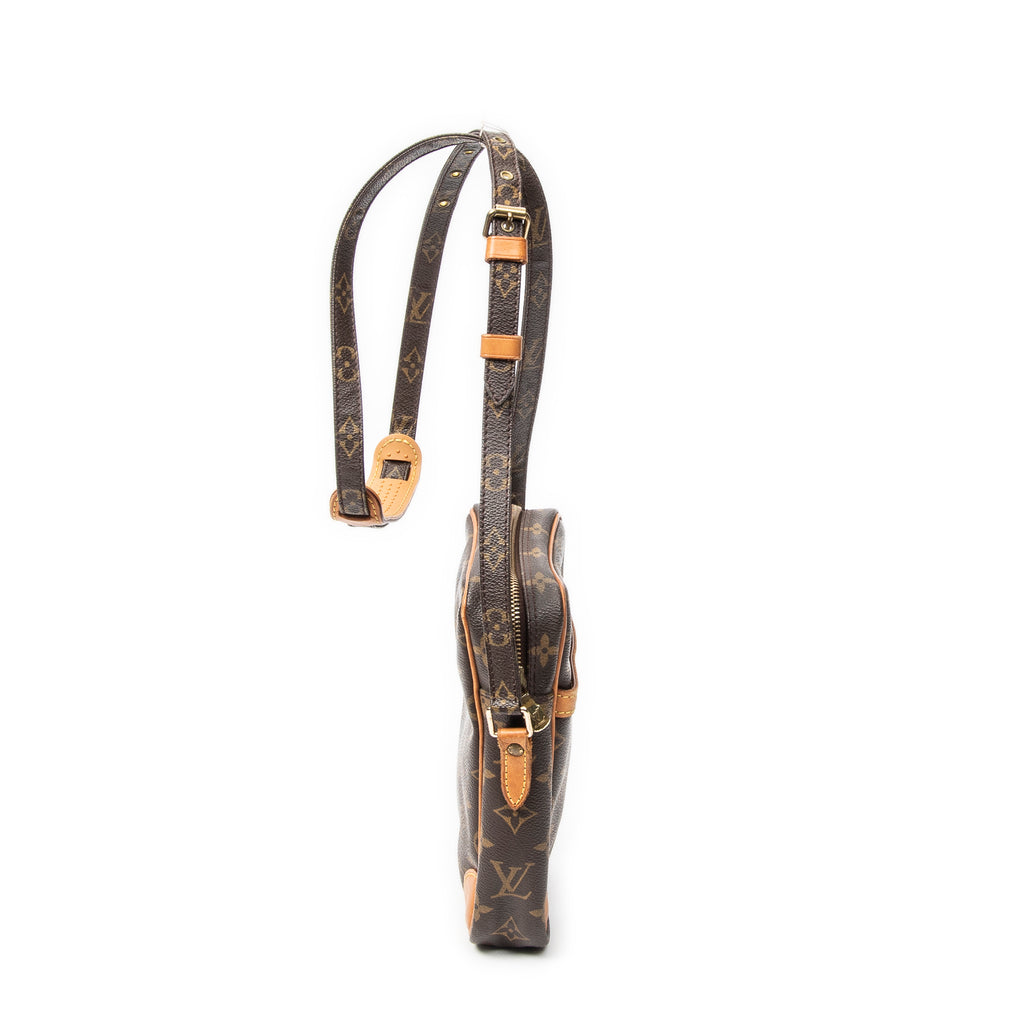 Shoulder Bag Danube Brown Monogram Canvas