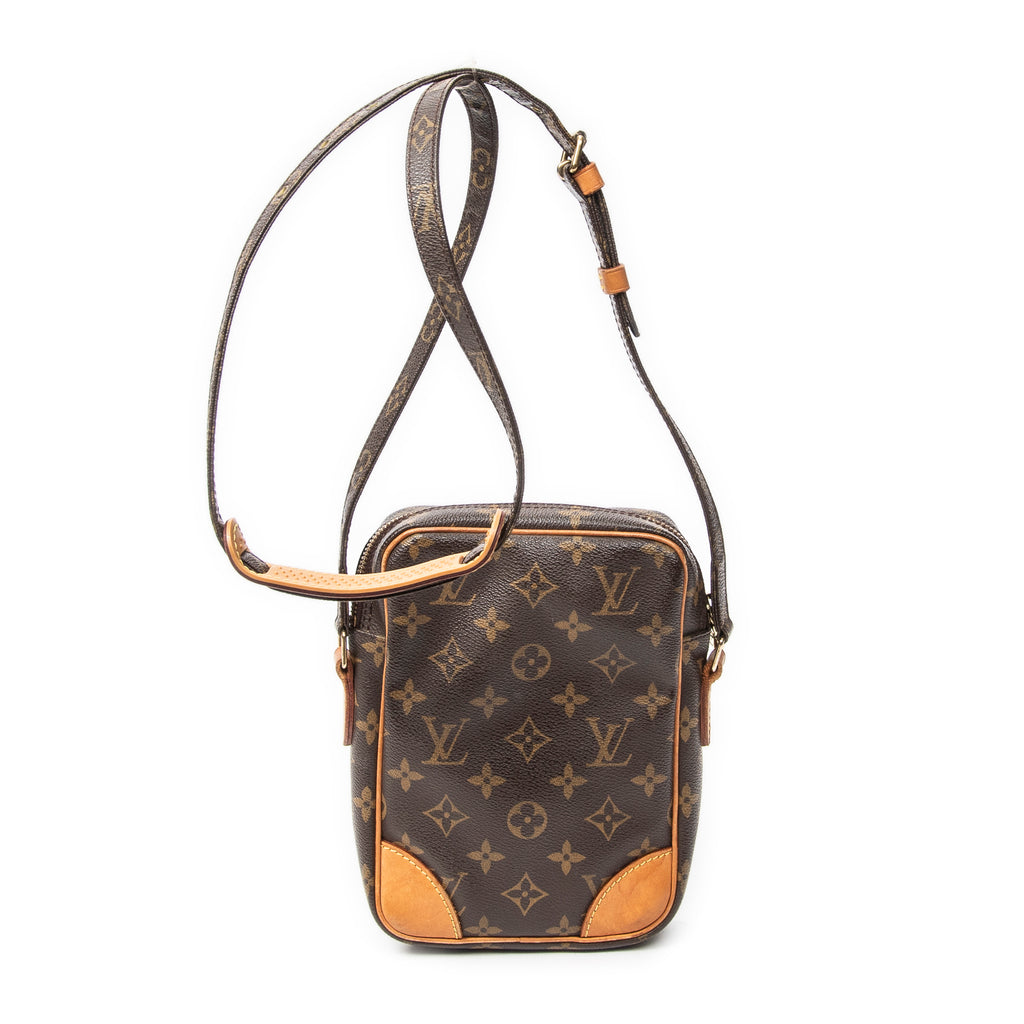Shoulder Bag Danube Brown Monogram Canvas