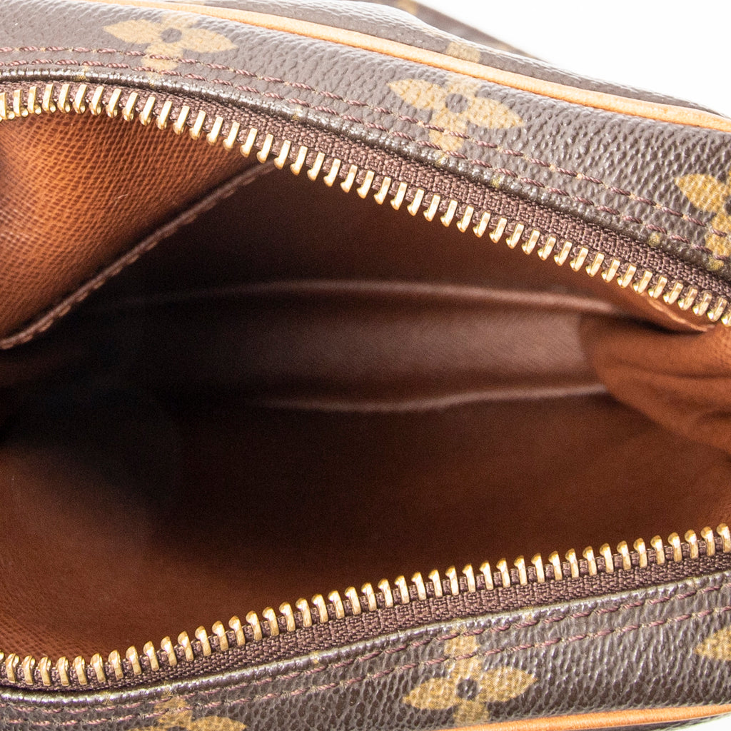 Shoulder Bag Danube Brown Monogram Canvas