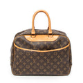 Handbag Deauville Brown Monogram Canvas