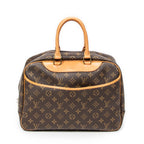 Handbag Deauville Brown Monogram Canvas