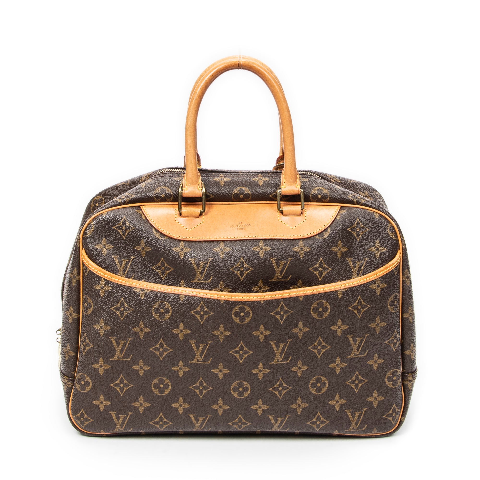 Handbag Deauville Brown Monogram Canvas