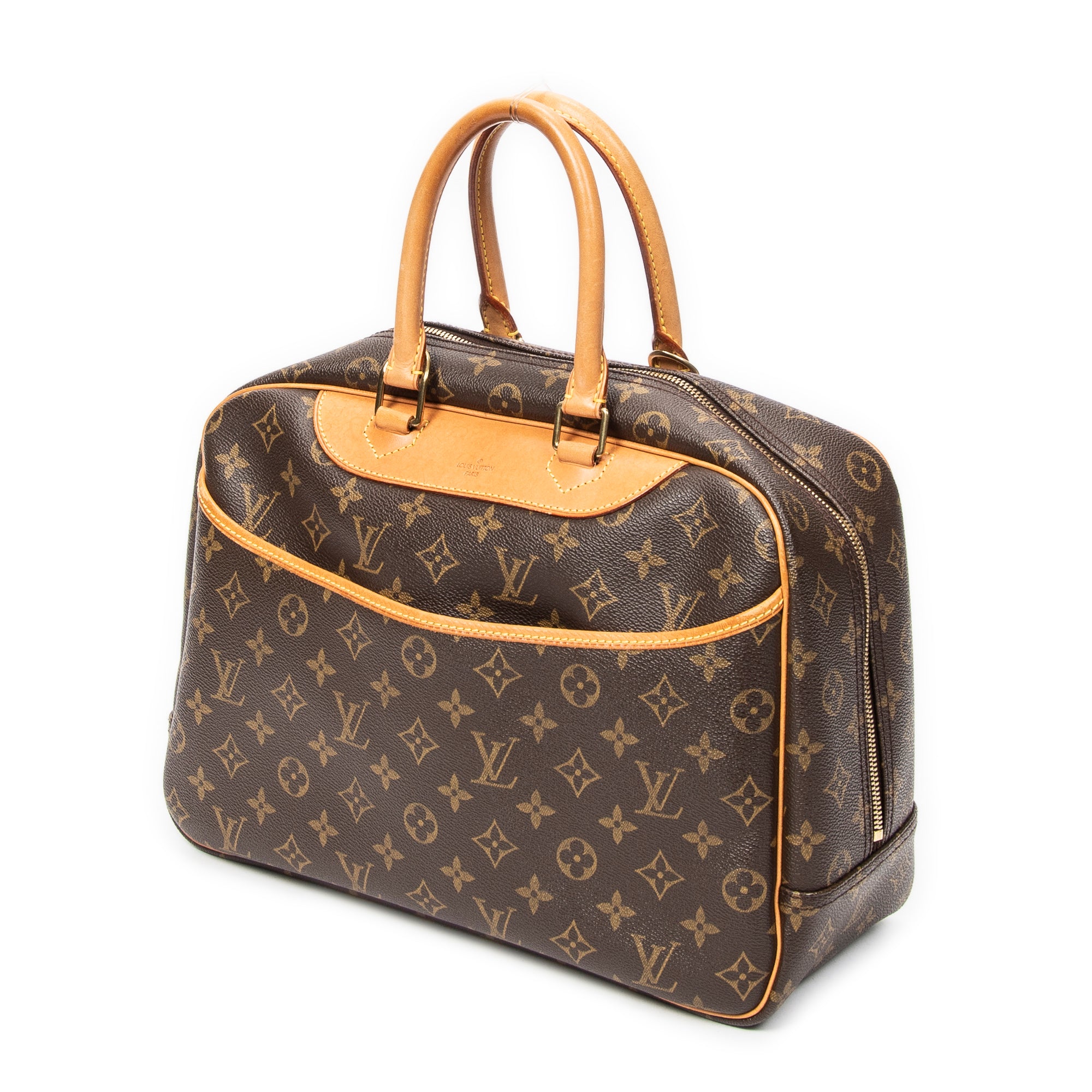 Handbag Deauville Brown Monogram Canvas