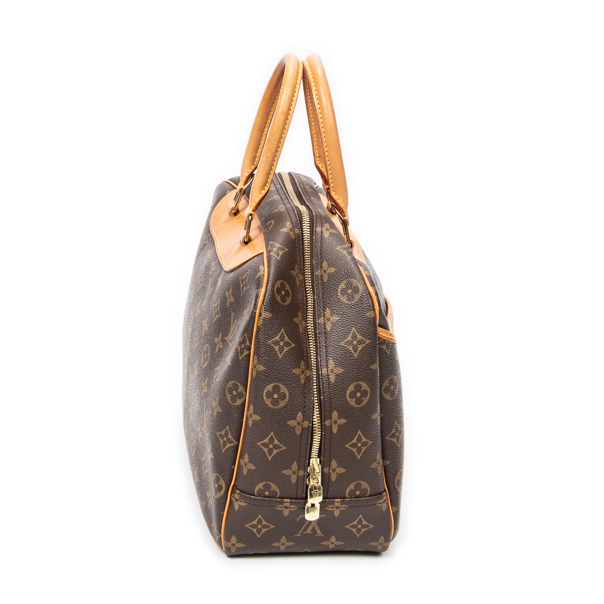 Handbag Deauville Brown Monogram Canvas