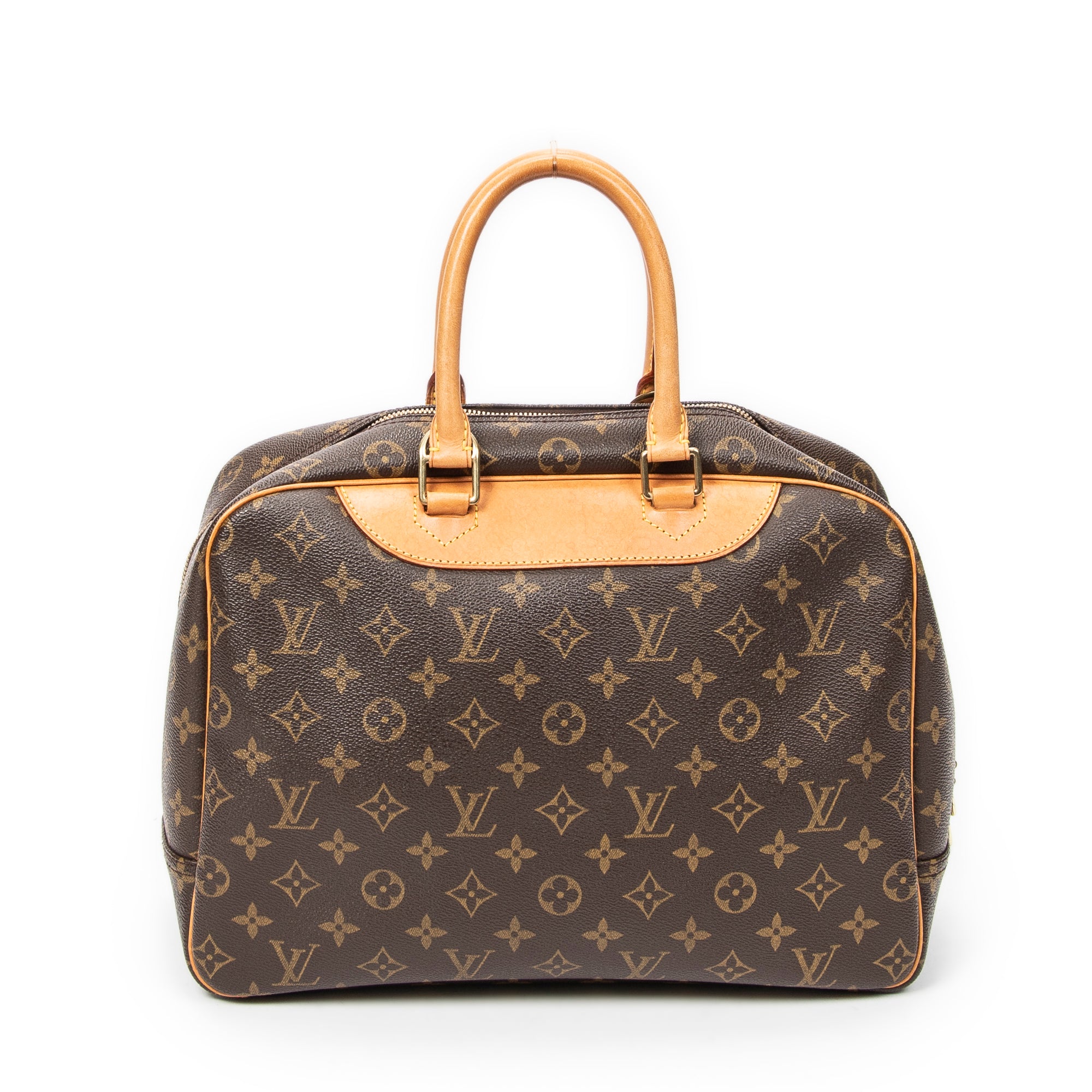 Handbag Deauville Brown Monogram Canvas