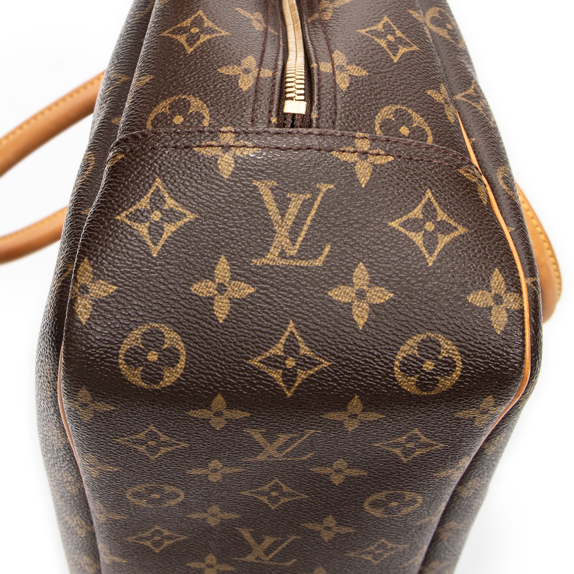 Handbag Deauville Brown Monogram Canvas