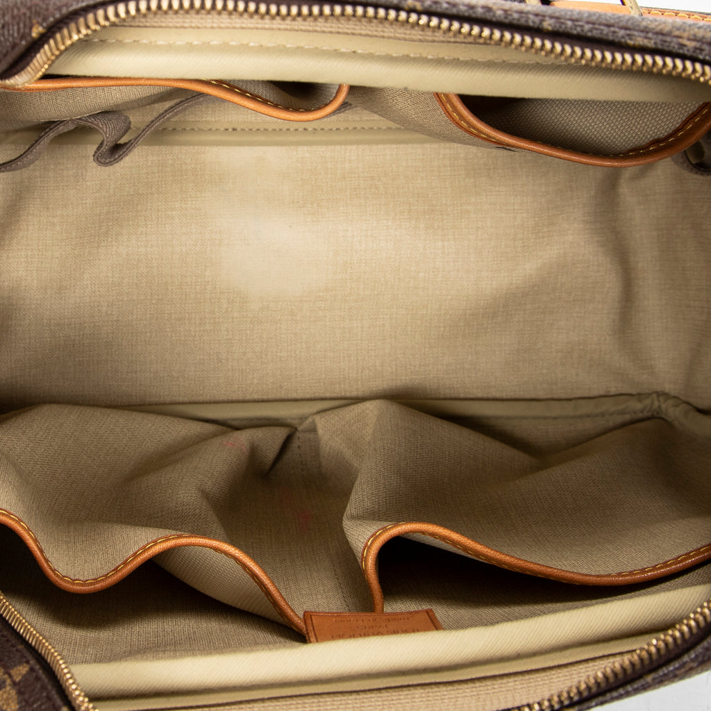 Handbag Deauville Brown Monogram Canvas