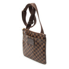 Shoulder Bag Brooklyn Pochette Plate Brown Damier Ebene