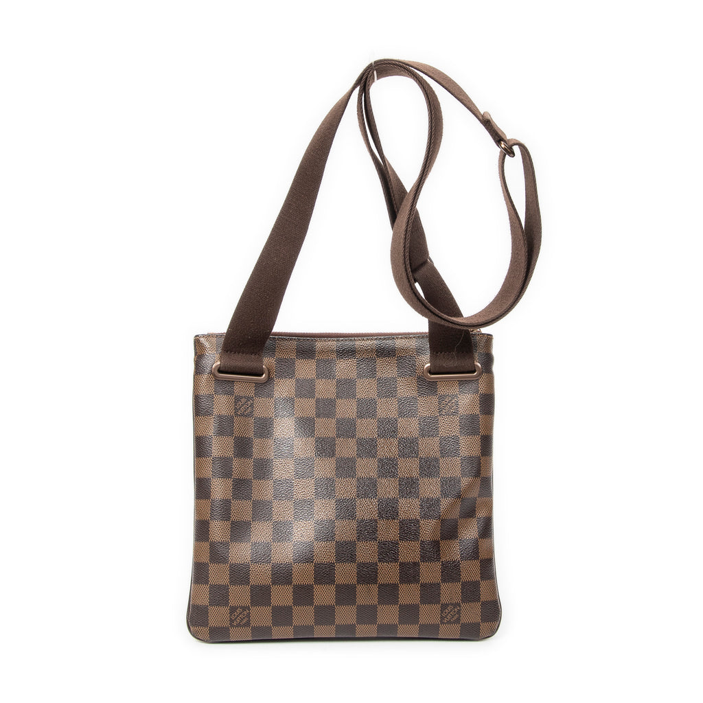 Shoulder Bag Brooklyn Pochette Plate Brown Damier Ebene