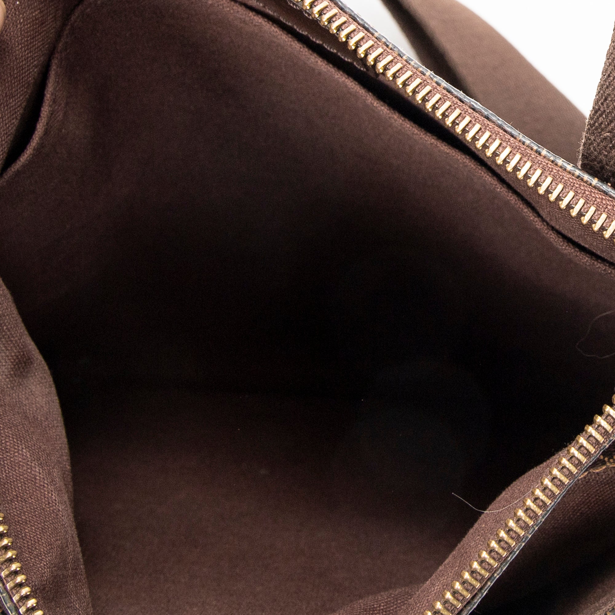 Sac à bandoulière Brooklyn Pochette Plate Marron Damier Ebene