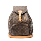 Backpack Montsouris GM Brown Monogram Canvas