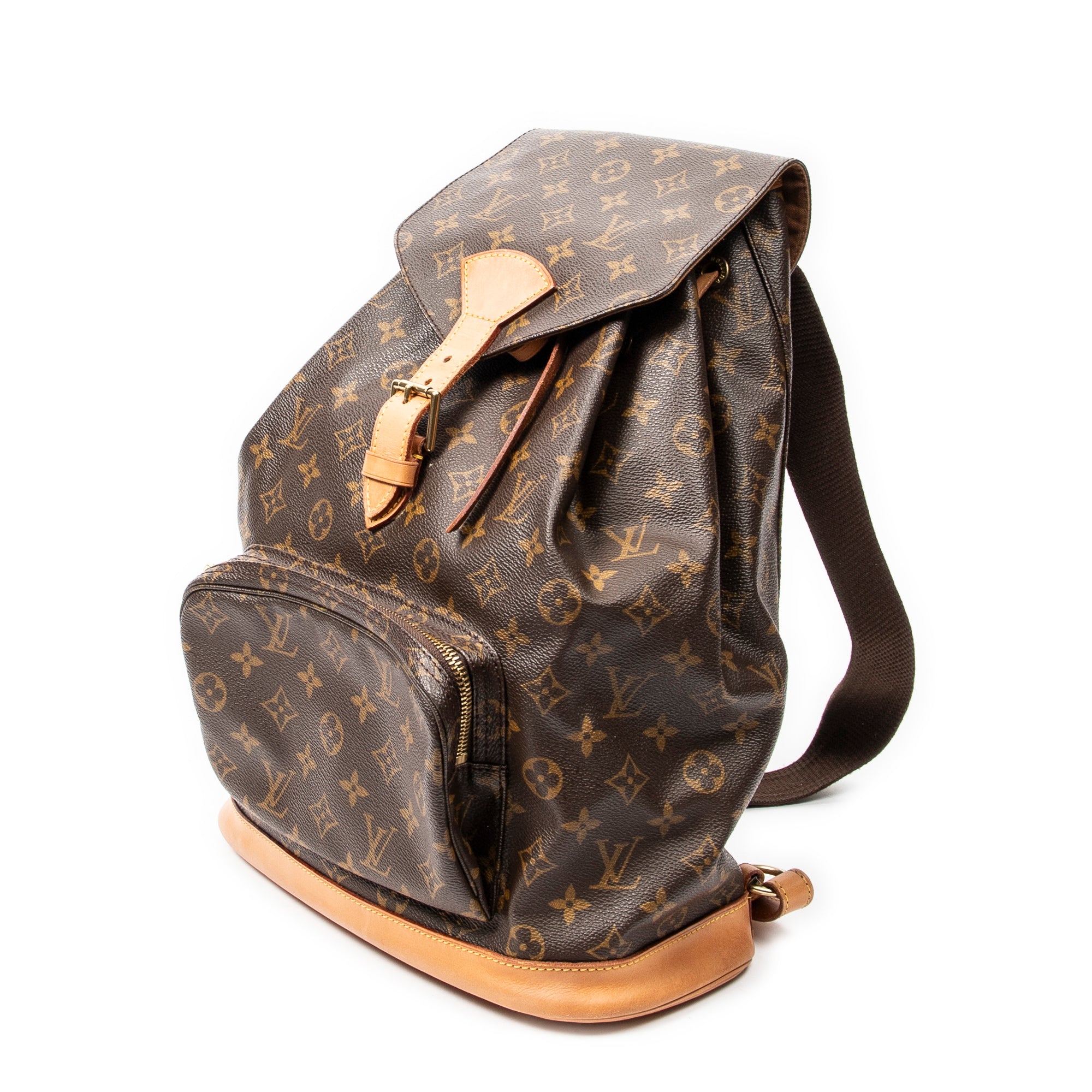 Backpack Montsouris GM Brown Monogram Canvas