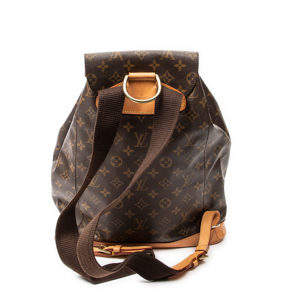 Backpack Montsouris GM Brown Monogram Canvas