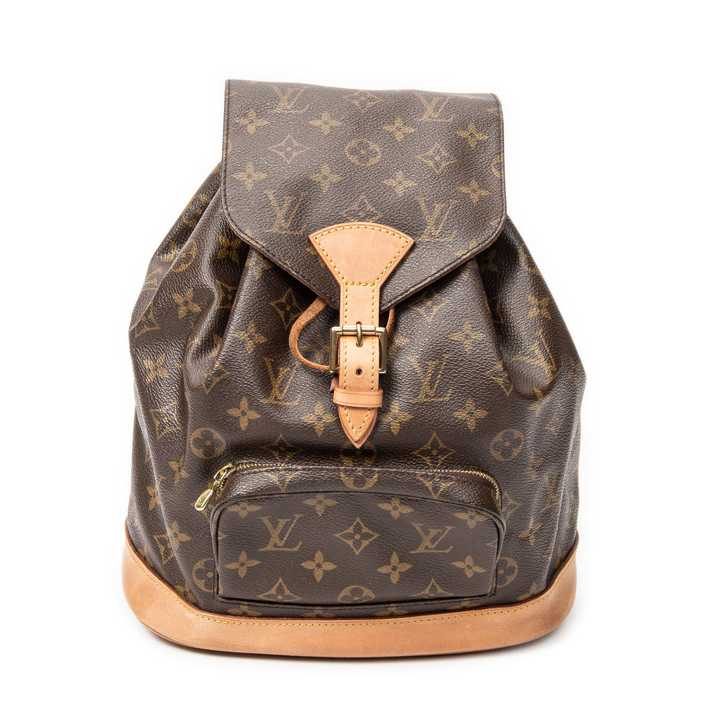 Backpack Montsouris MM Brown Monogram Canvas