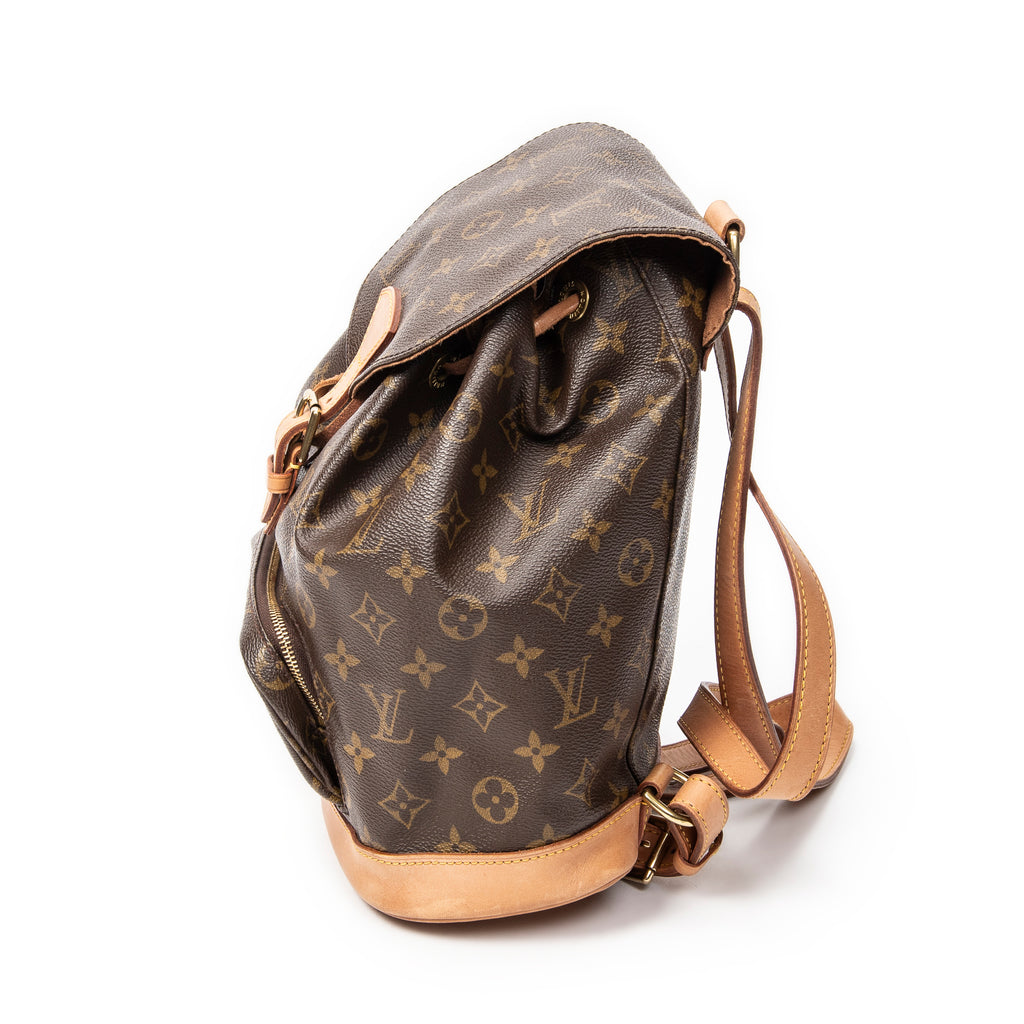 Backpack Montsouris MM Brown Monogram Canvas