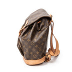Backpack Montsouris MM Brown Monogram Canvas