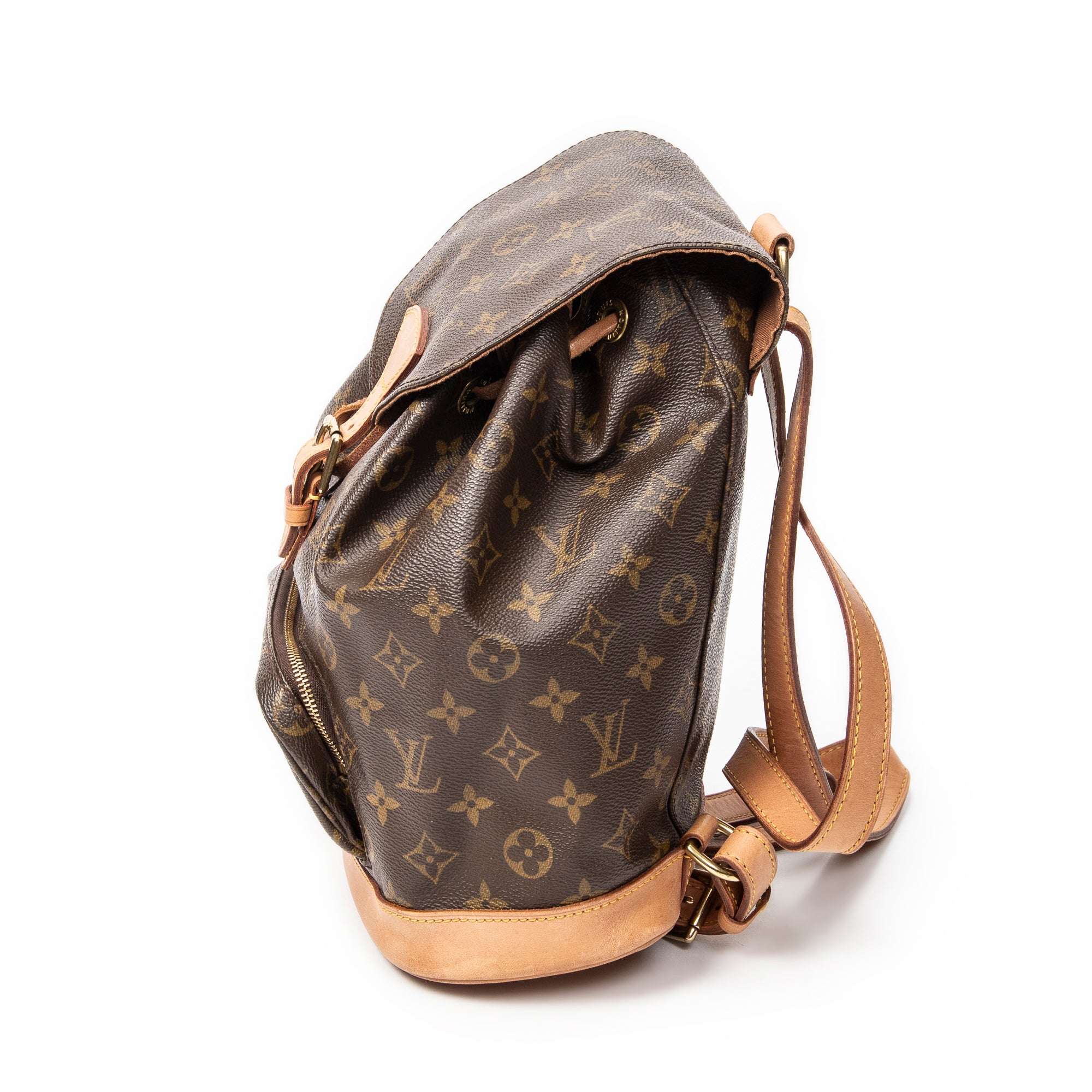 Backpack Montsouris MM Brown Monogram Canvas