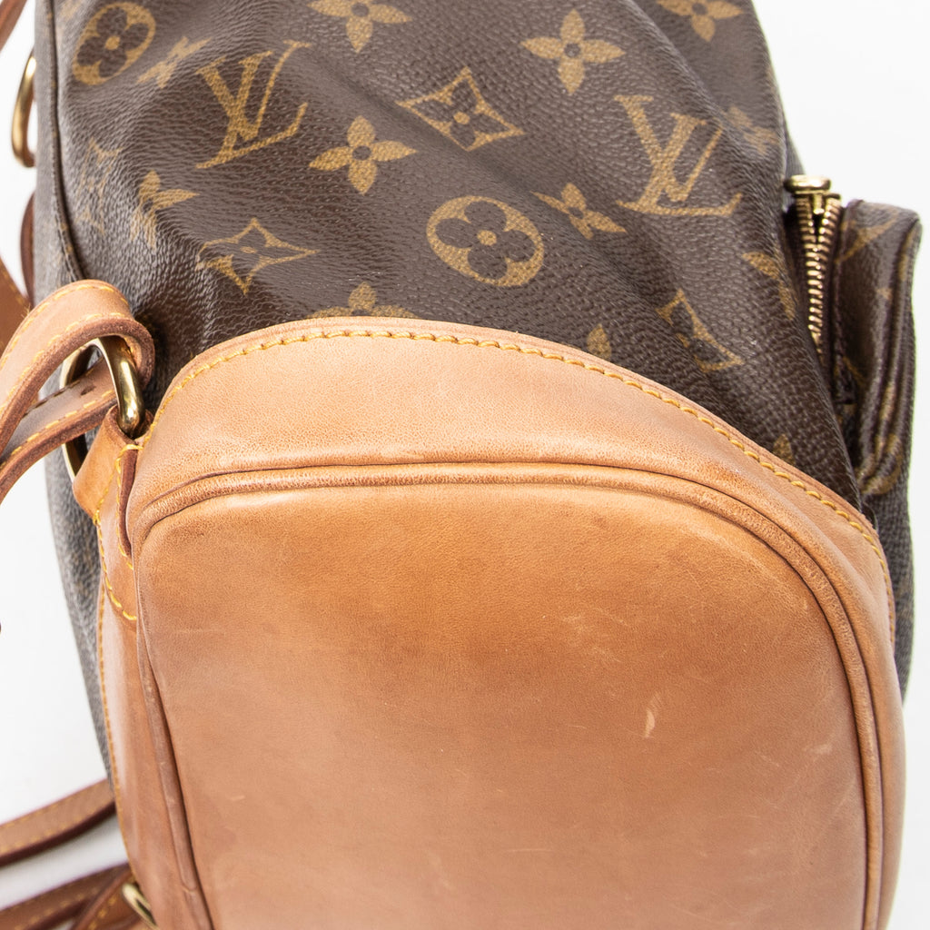 Backpack Montsouris MM Brown Monogram Canvas