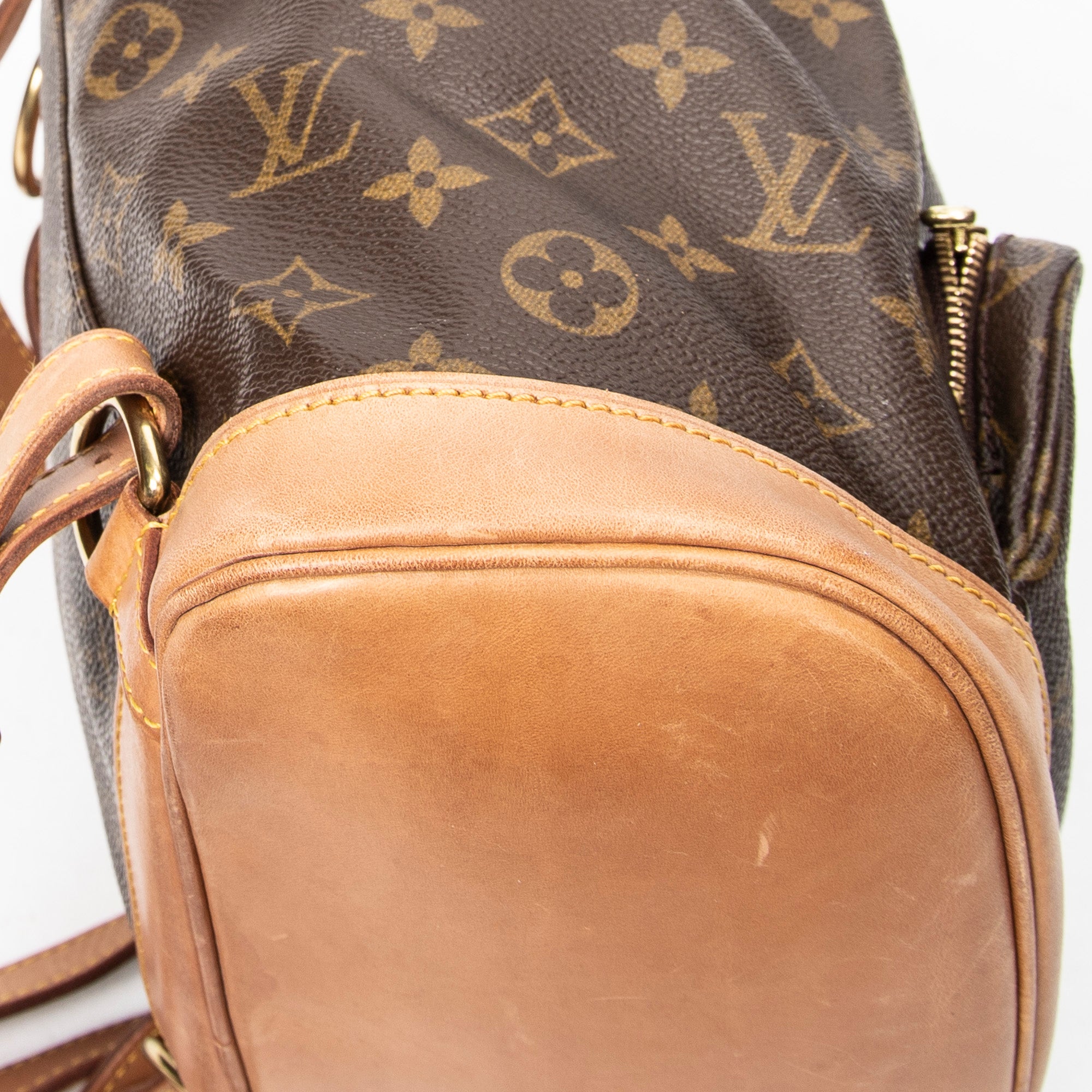 Backpack Montsouris MM Brown Monogram Canvas