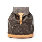 Backpack Montsouris MM Brown Monogram Canvas