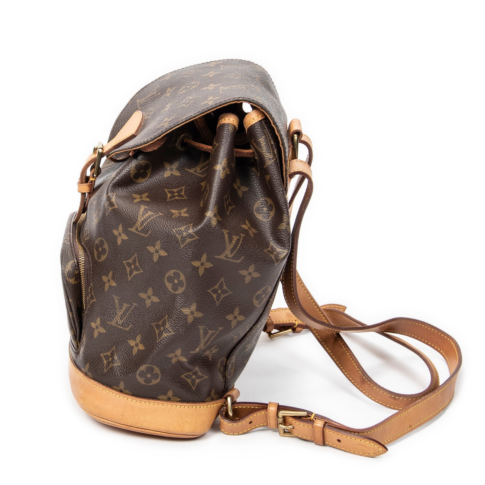 Backpack Montsouris MM Brown Monogram Canvas