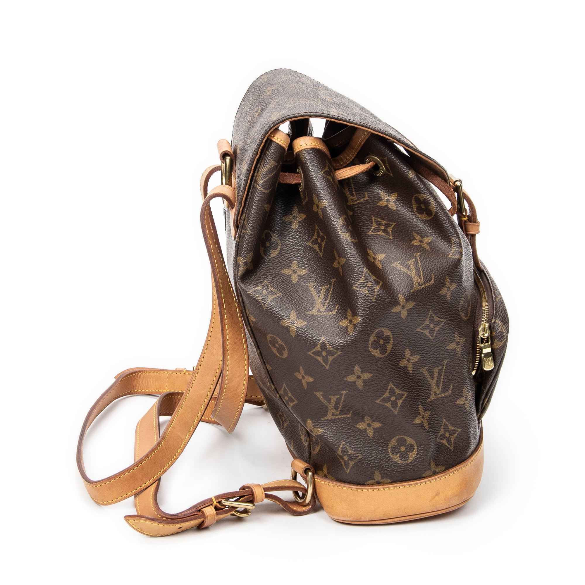 Backpack Montsouris MM Brown Monogram Canvas