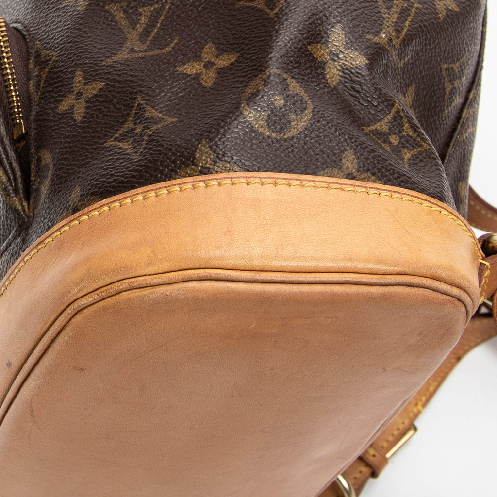 Backpack Montsouris MM Brown Monogram Canvas