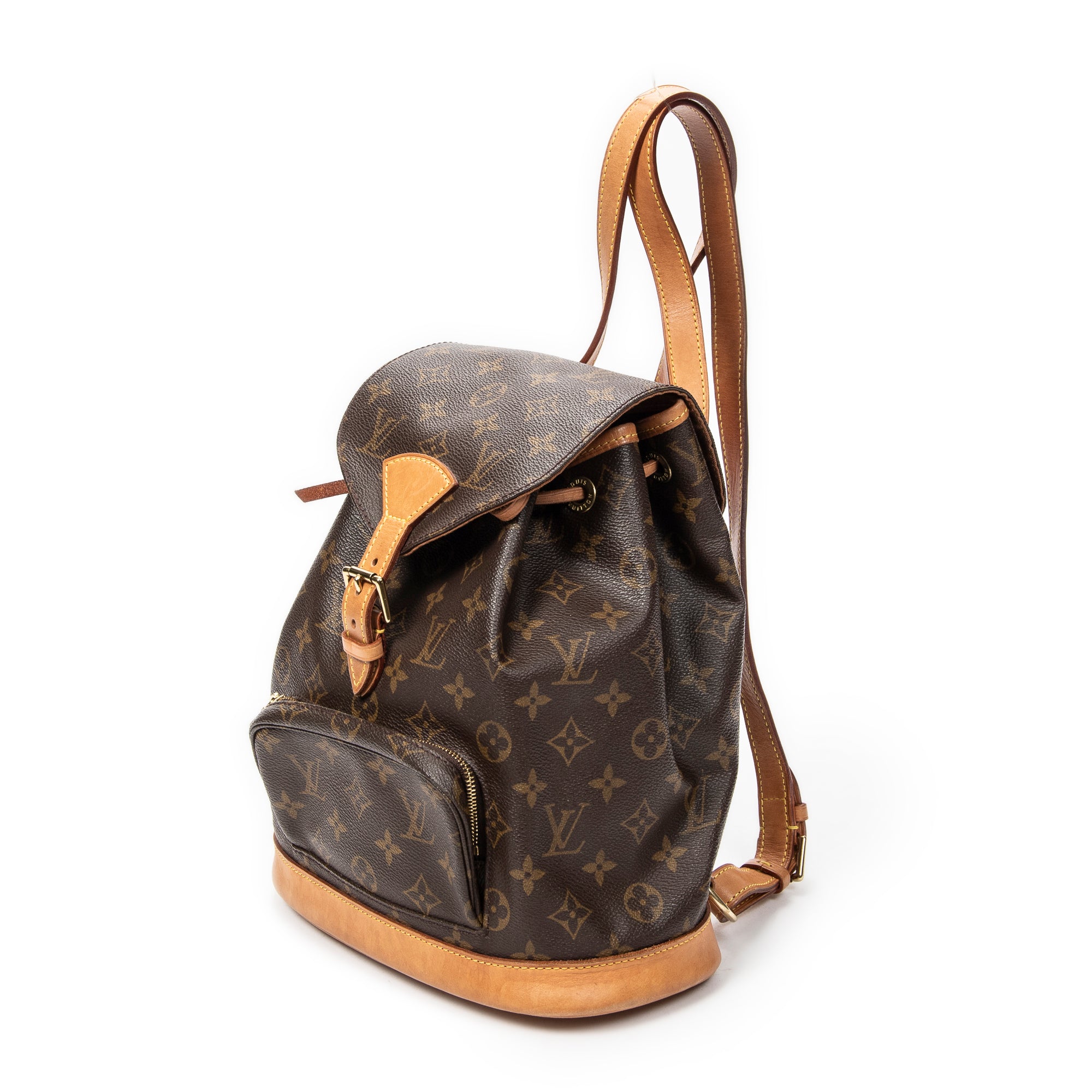 Backpack Montsouris MM Brown Monogram Canvas